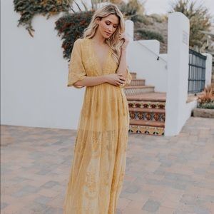 Beautiful Mustard dress